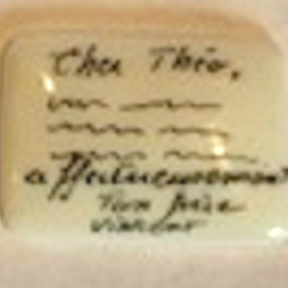 Vintage Limoges Box & Letter French Porcelain C.M. - Picture 5 of 8